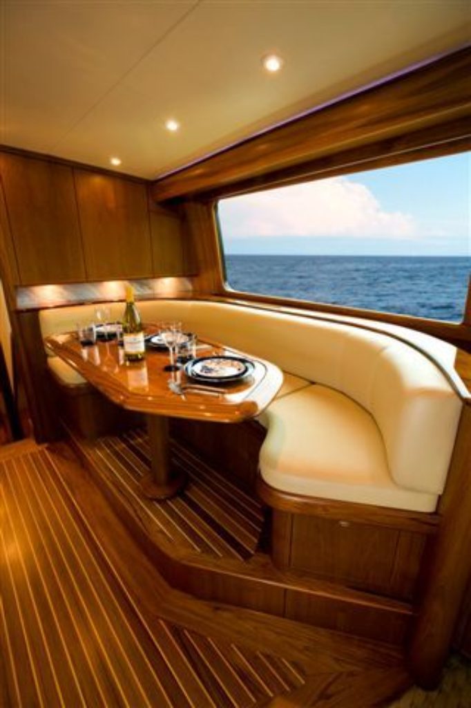 Teak wood Yacht Dining Room