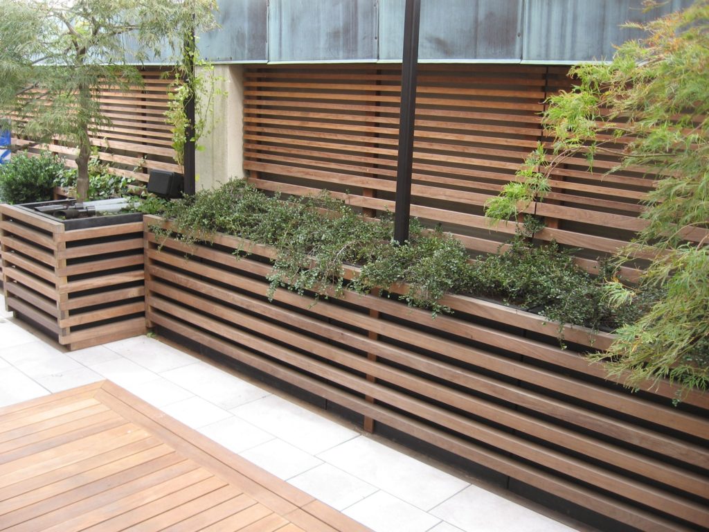 Ipe Decking and Planters
