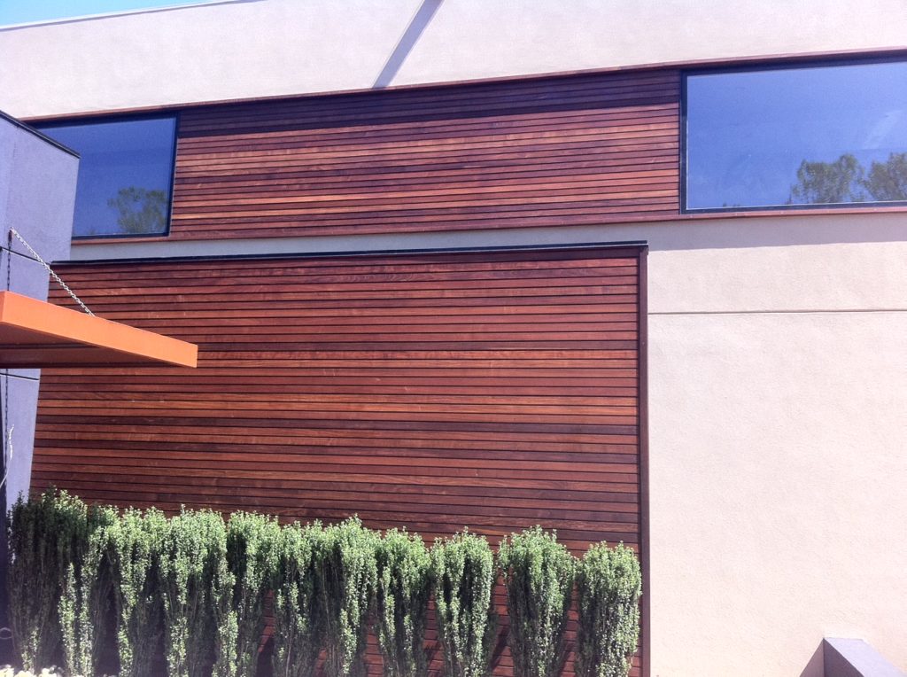 Ipe rainscreen siding