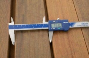 Measuring Ipe Decking width