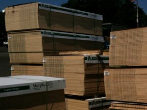 Hardwood Plywood Stack