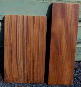 Teak vs Afromosia hardwood