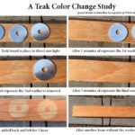 teak color change study