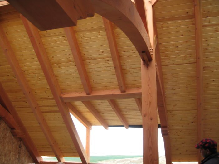 Fir Tongue & Groove ceiling