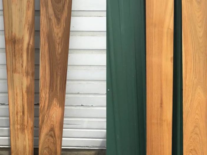 Teak color changes