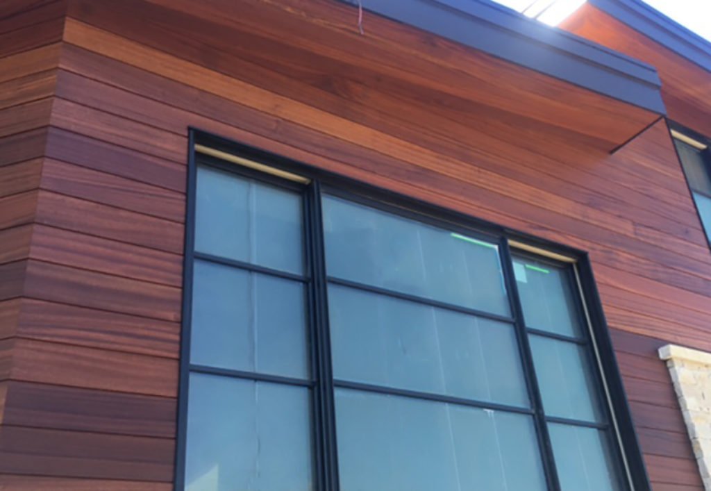 sapele rainscreen siding