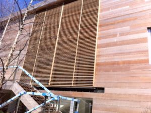 Red Cedar Siding Screen