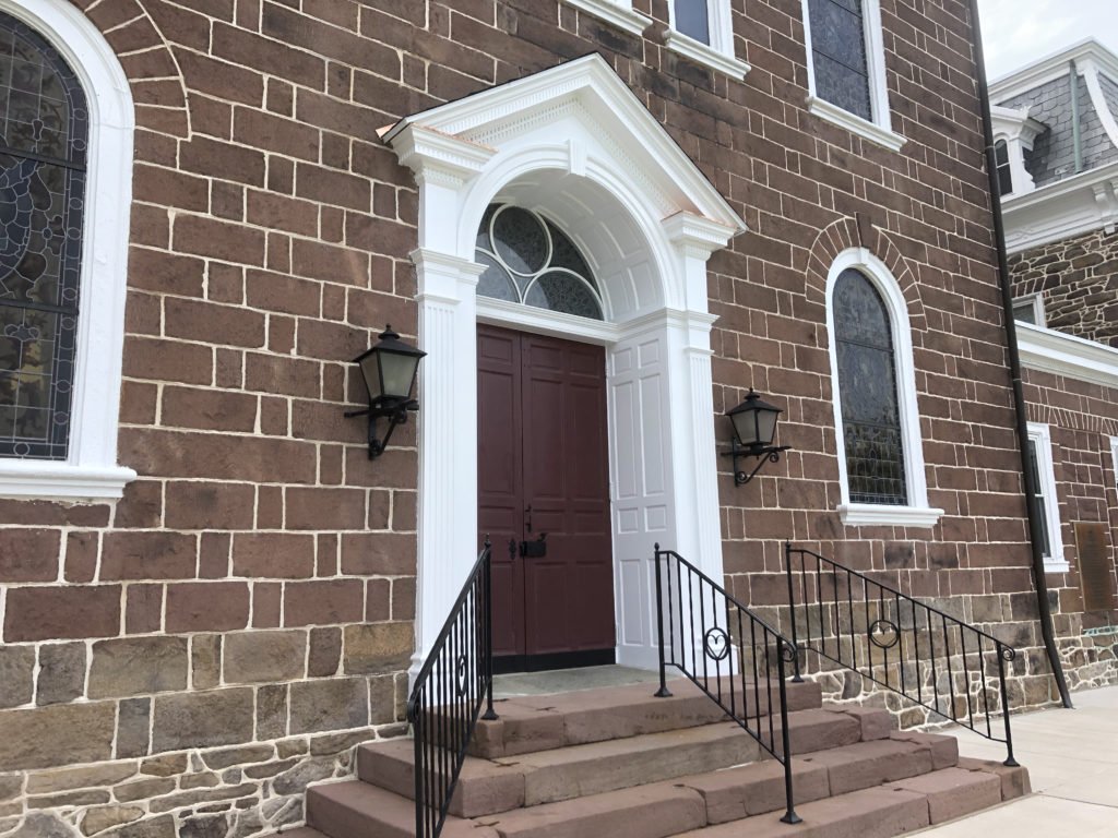 Sapele Pediment Door Restoration