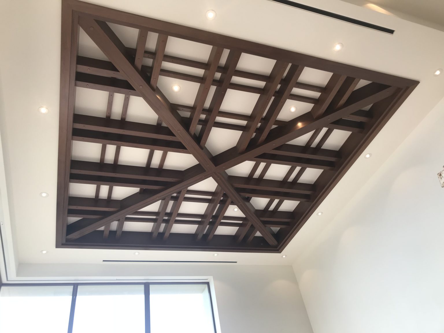 Sapele Clad Beams