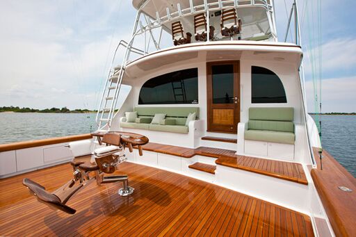 teak aft deck