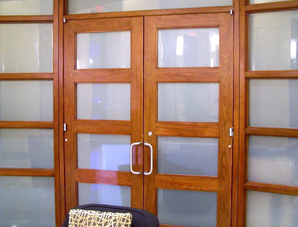 Mahogany wood doors