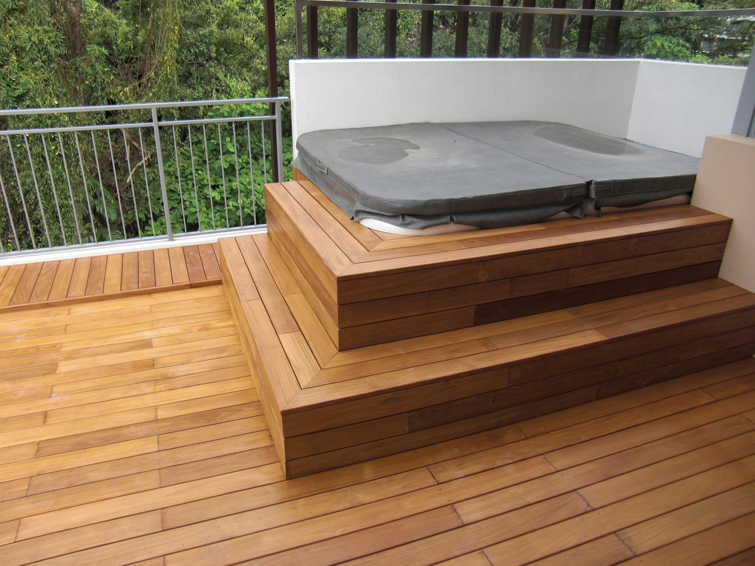 teak wood deck