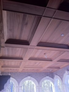 African Sapele ceiling