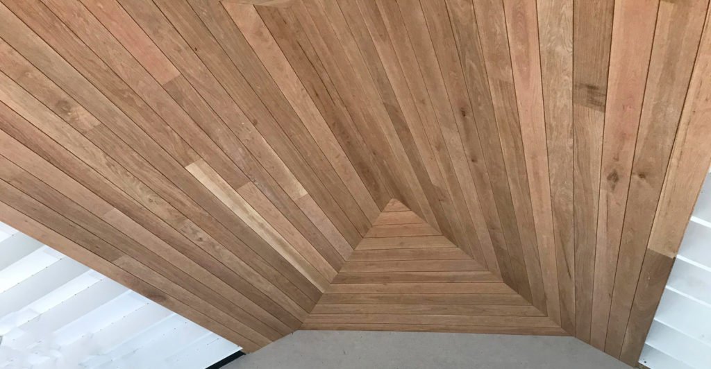 white oak wood cladding