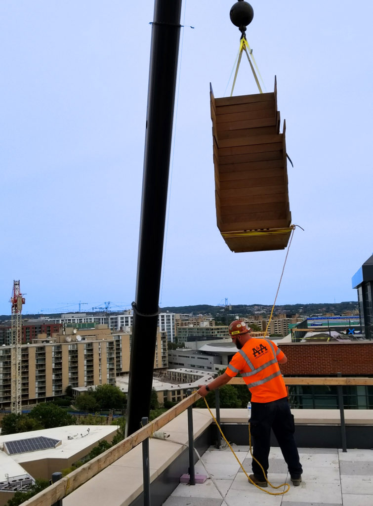 ipe trellis rooftop delivery