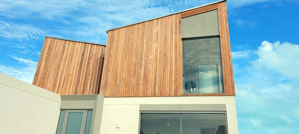 Cumaru wood cladding