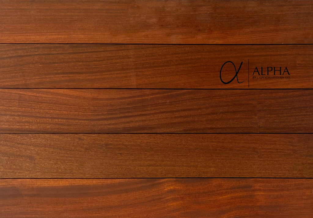 Sapele cladding