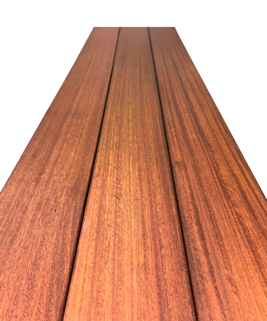 finished Red Balau decking