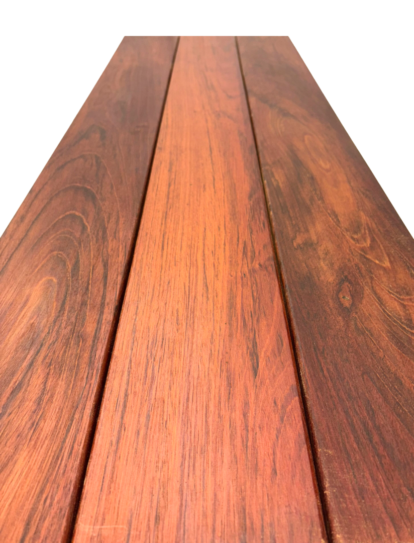 finished Jatoba decking