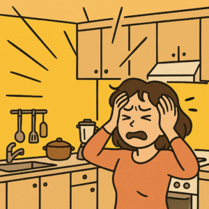 bright yellow kitchen