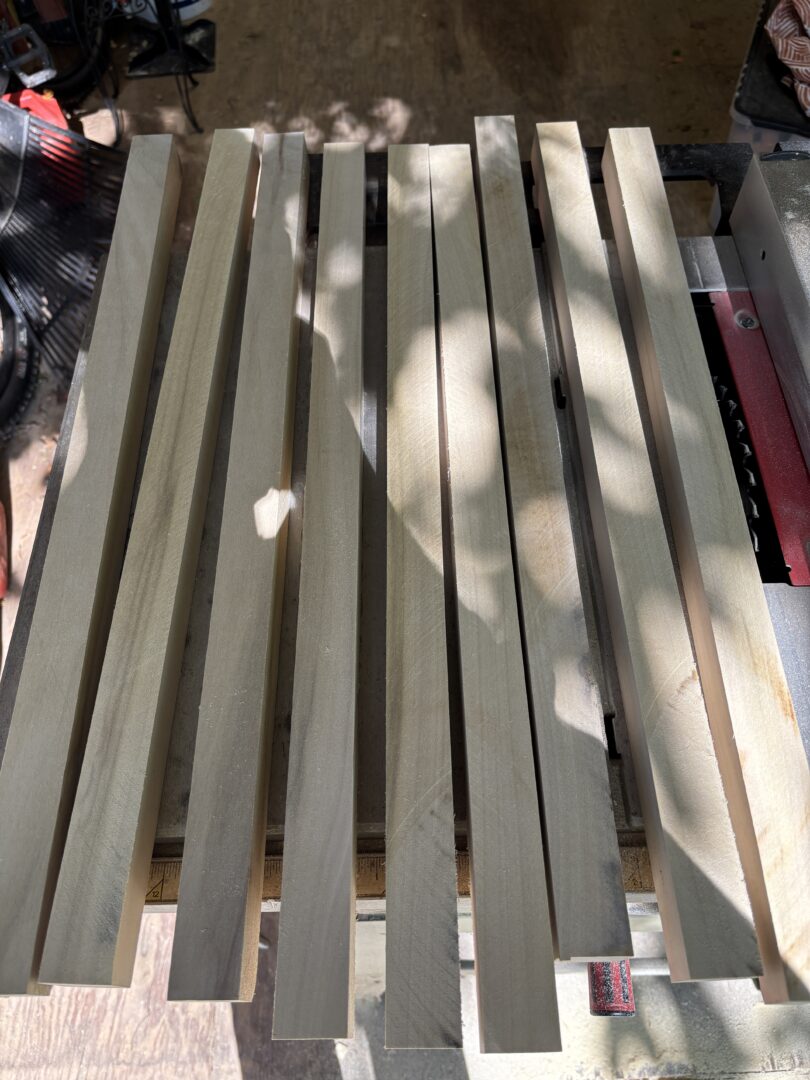 Strip of Poplar boards