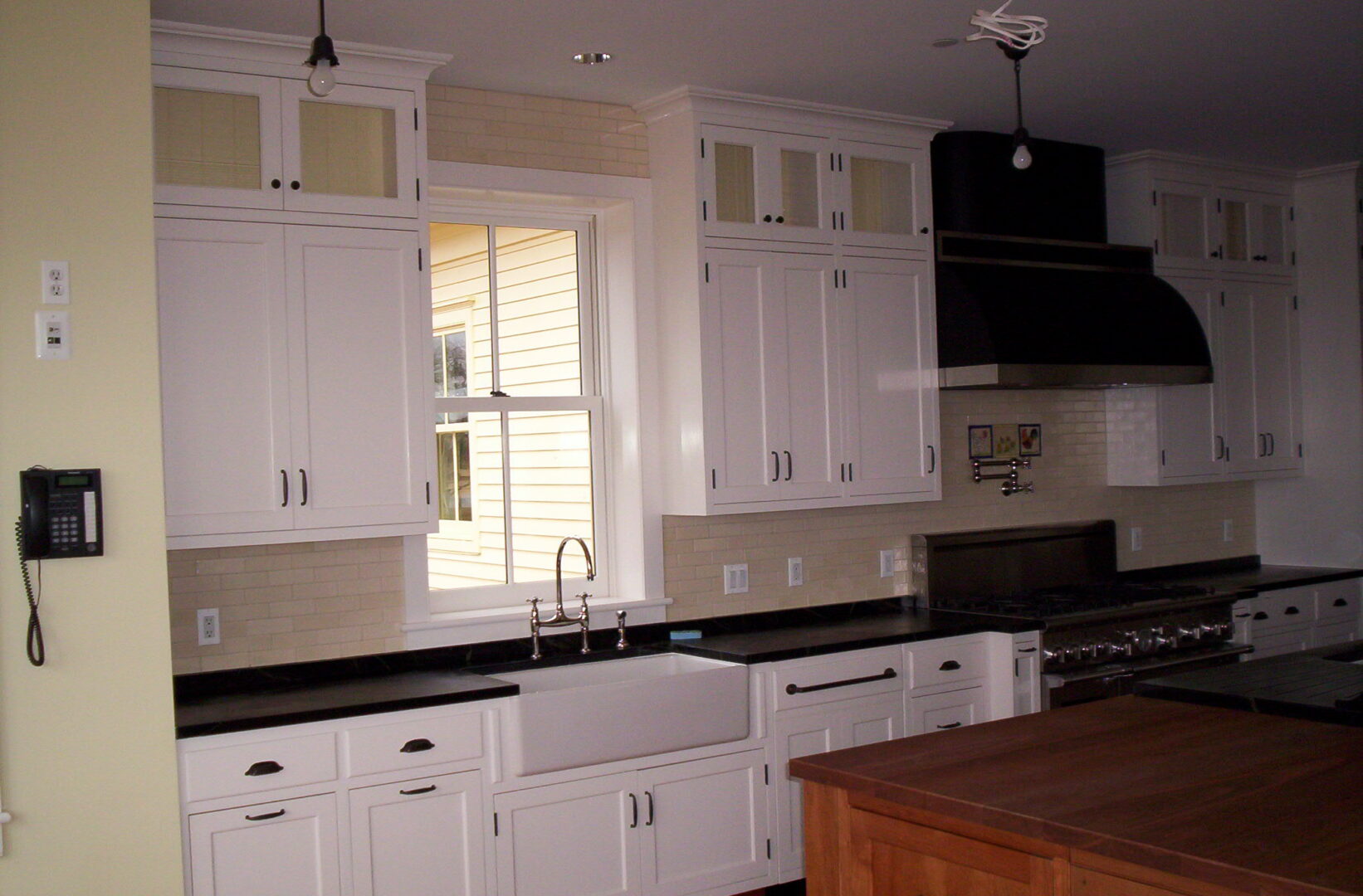 white kitchen cabainets