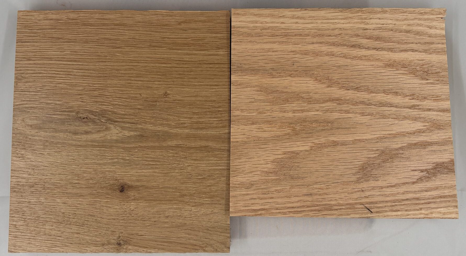White Oak vs Red Oak flooring finish